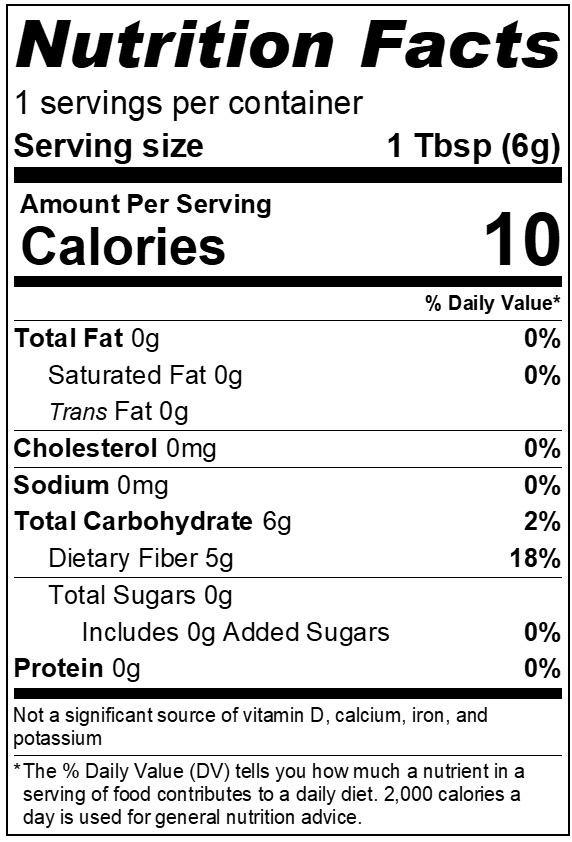 Nutrition Facts